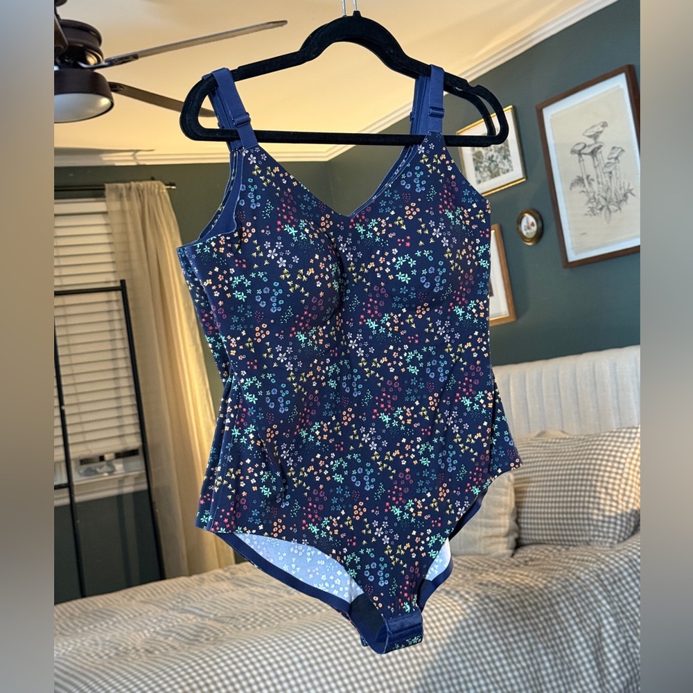 Knix Floral Bodysuit XXL